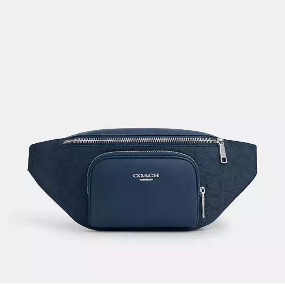 Coach Belt Bag In Signature Jacquard